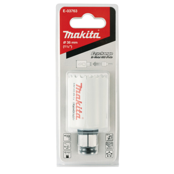 Makita EZYCHANGE HSS BiM Lochsäge Ø 38mm Schnitttiefe 44mm E-03763