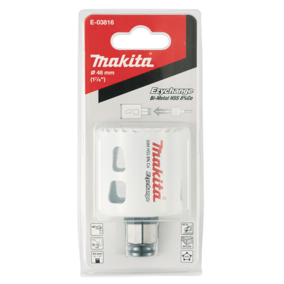 Makita EZYCHANGE HSS BiM Lochsäge Ø 48mm Schnitttiefe 44mm E-03816