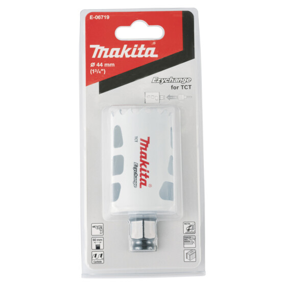 Makita EZYCHANGE TCT-Lochsäge Ø 44 mm Schnitttiefe 60 mm E-06719