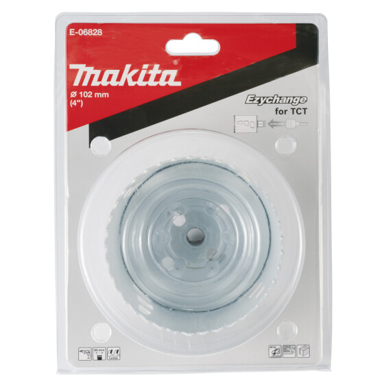 Makita EZYCHANGE TCT-Lochsäge Ø 102 mm Schnitttiefe 60 mm E-06828