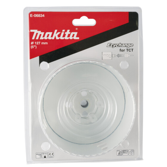 Makita EZYCHANGE TCT-Lochsäge Ø 127 mm Schnitttiefe 60 mm E-06834