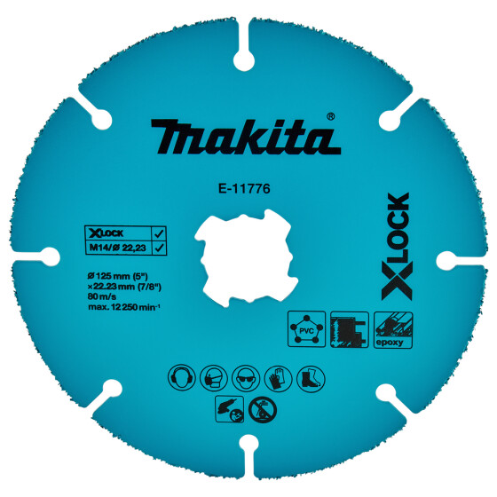 Makita Trennscheibe X-LOCK Ø 125 mm 2,0 mm X-LOCK Universal E-11776