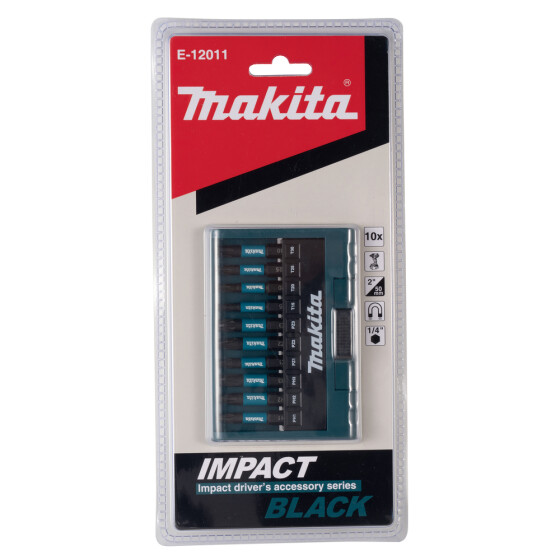 Makita Bit-Set Impact Black 10-teilig PH/PZ/T E-12011