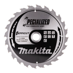 Makita Sägeblatt 270x2,15x30, 24Z EFFICUT Holz E-12946