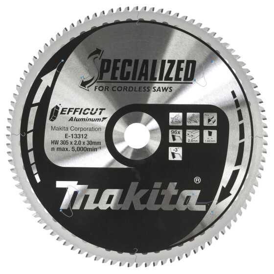 Makita Sägeblatt 305x2,0x30 mm, 96Z EFFICUT Aluminium E-13312