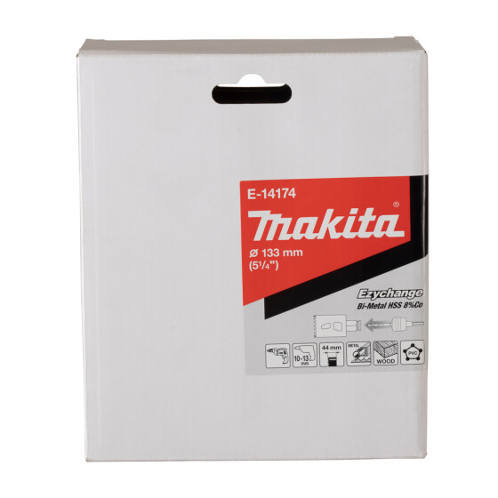 Makita EZYCHANGE HSS BiM Lochsäge Ø 133mm Schnitttiefe 44mm E-14174