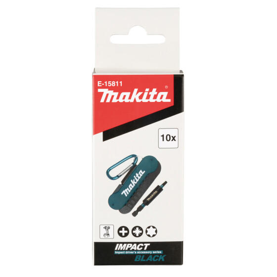 Makita Impact Black Bit-Set 10-teilig E-15811