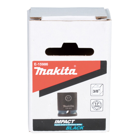 Makita Schlagnuss SW17 Impact Black 3/8" SW17 kurz Impact Black E-15986