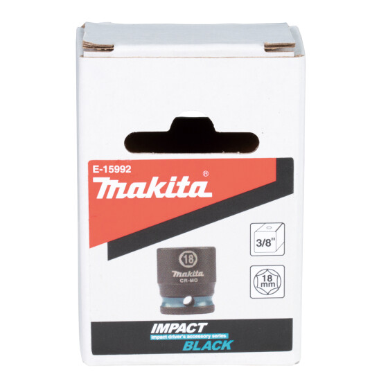 Makita Schlagnuss SW18 Impact Black 3/8" SW18 kurz Impact Black E-15992