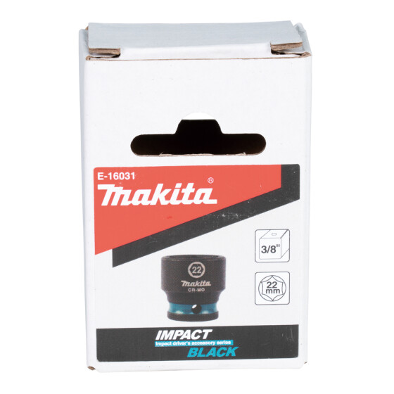 Makita Schlagnuss SW22 Impact Black 3/8" SW22 kurz Impact Black E-16031