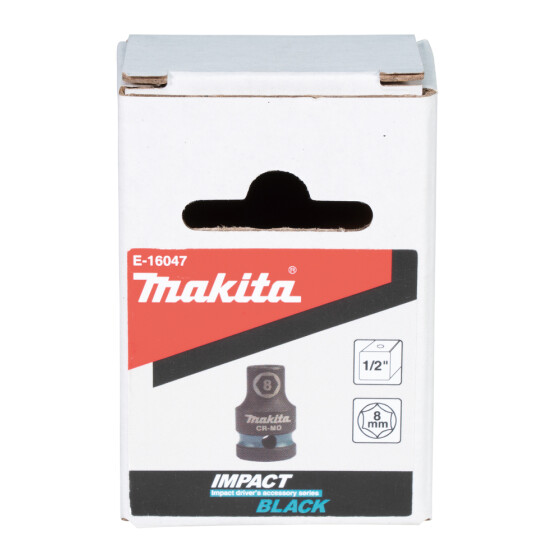 Makita Schlagnuss SW8 Impact Black 1/2" SW8 kurz Impact Black E-16047