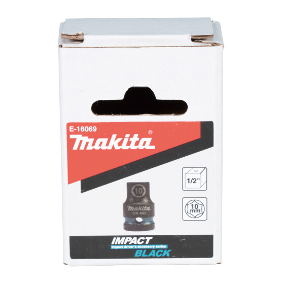 Makita Schlagnuss SW10 Impact Black 1/2" SW10 kurz Impact Black E-16069