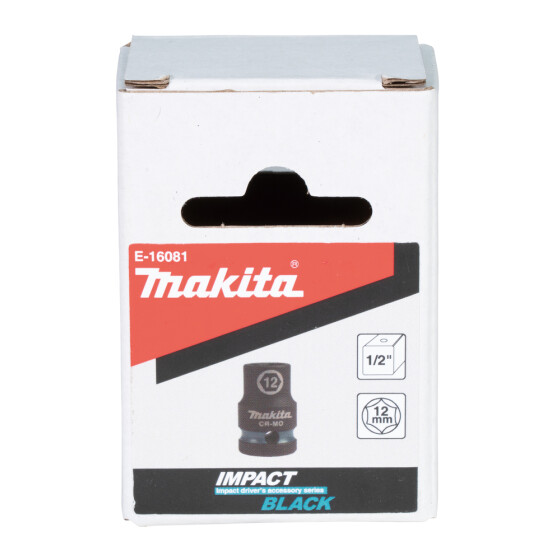 Makita Schlagnuss SW12 Impact Black 1/2" SW12 kurz Impact Black E-16081