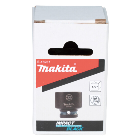 Makita Schlagnuss SW32 Impact Black 1/2" SW32 kurz Impact Black E-16237