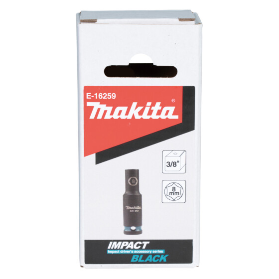 Makita Schlagnuss SW8 Impact Black 3/8" SW8 lang Impact Black E-16259