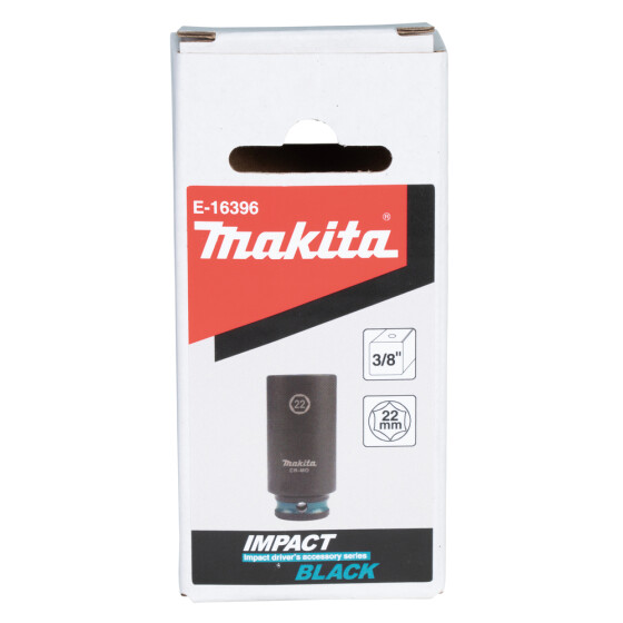 Makita Schlagnuss SW22 Impact Black 3/8" SW22 lang Impact Black E-16396