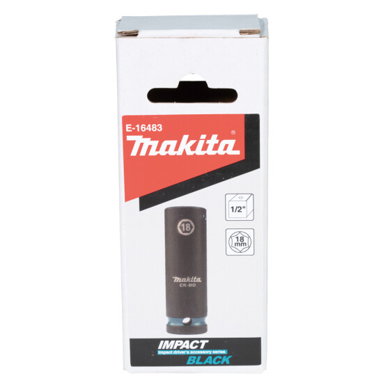 Makita Schlagnuss SW18 Impact Black 1/2" SW18 lang Impact Black E-16483