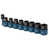 Makita IMPACT BLACK Schlagnuss-Set 9-tlg. 1/2" 9-tlg. 1/2" Impact Black E-16645