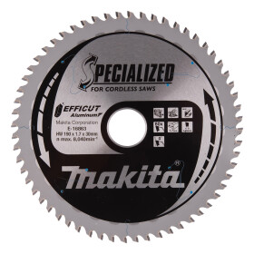 Makita EFFICUT Sägeb. 190x30x60 Aluminium E-16863