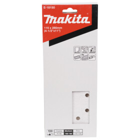 Makita Schleifpapier P100 115x280mm gelocht 115x280 mm...