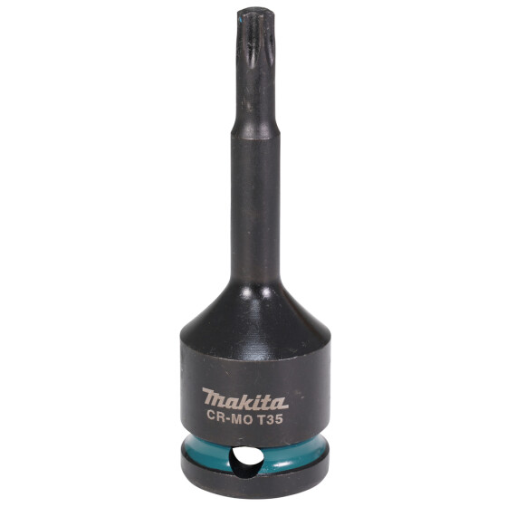 Makita Impact Black T-Schlagnuss 1/2" T35 1/2" T35 78 mm lang CR-MO Impact Black E-19803