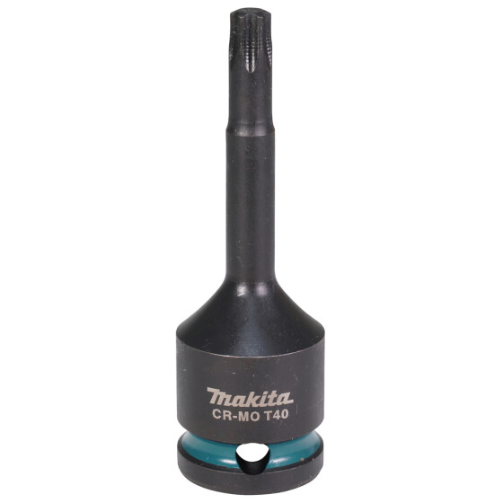 Makita Impact Black T-Schlagnuss 1/2" T40 1/2" T40 78 mm lang CR-MO Impact Black E-19819