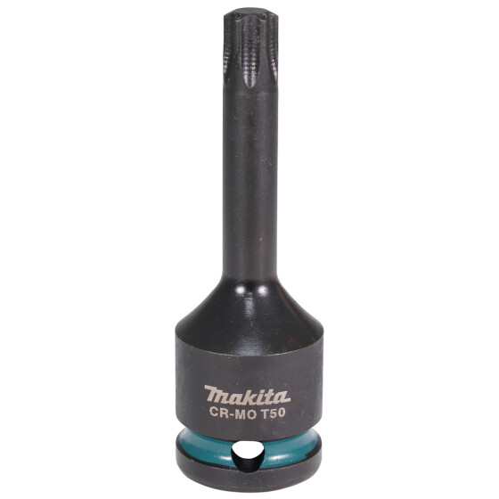 Makita Impact Black T-Schlagnuss 1/2" T50 1/2" T50 78 mm lang CR-MO Impact Black E-19831