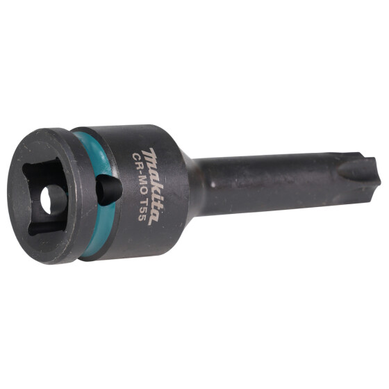 Makita Impact Black T-Schlagnuss 1/2" T55 1/2" T55 78 mm lang CR-MO Impact Black E-19847