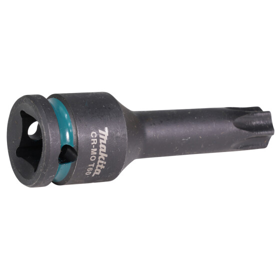 Makita Impact Black T-Schlagnuss 1/2" T60 1/2" T60 78 mm lang CR-MO Impact Black E-19853