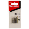 Makita Bit PZ2 Standard PZ2 25 mm 3 Stück B-23494