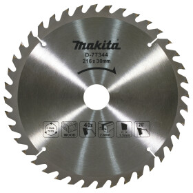 Makita Kreissägeblatt TCT 216x30x40Z Ø 216 mm...