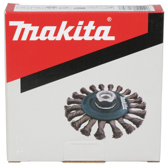 Makita Rundbürste 115mm gezopft Ø 115 mm M14 gezopft INOX D-77534