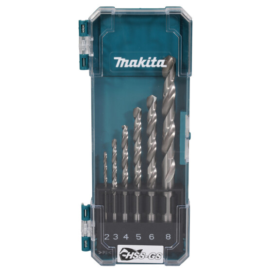 Makita HSS-GS Metallbohrer-Set 6-tlg. Ø 2-8 mm 6 teilig D-78346