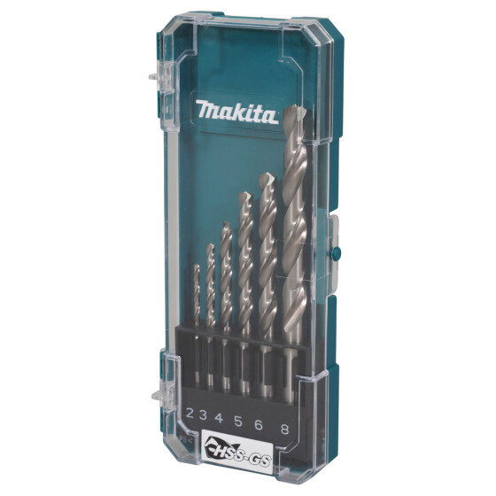 Makita HSS-GS Metallbohrer-Set 6-tlg. Ø 2-8 mm 6 teilig D-78346