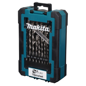 Makita HSS-GS Metallbohrer-Set 19-tlg. Ø 1-10 mm...