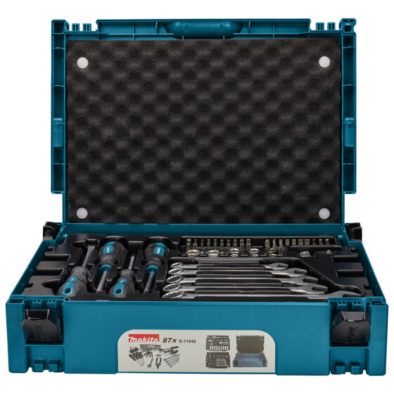 Makita Werkzeug-Set 87-tlg. im MAKPAC Gr.1 87-tlg. E-11542