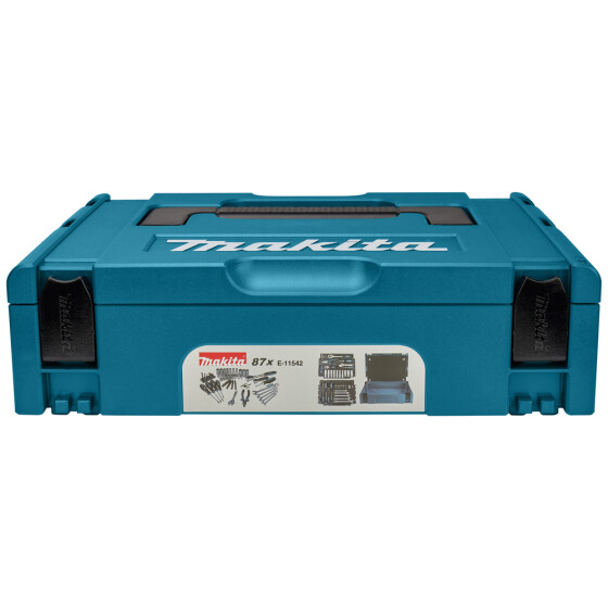 Makita Werkzeug-Set 87-tlg. im MAKPAC Gr.1 87-tlg. E-11542