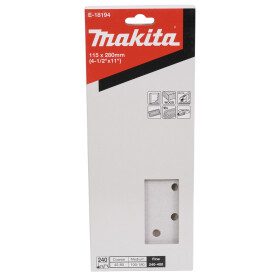 Makita Schleifpapier P240 115x280mm gelocht 115x280 mm...