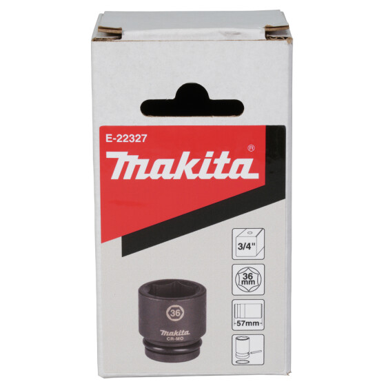 Makita Schlagnuss 3/4" SW36 3/4" SW36 57 mm inkl. O-Ring und Stift CR-MO E-22327