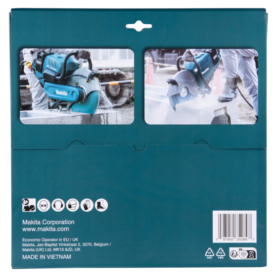 Makita Diamanttrennscheibe 355mm Ø 355 mm 2,8 mm Schnittstärke Nass und trocken Beton E-23226