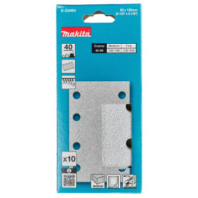 Makita Schleifpapier A40 80x130mm Klett 80x130 mm...