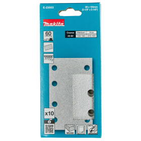 Makita Schleifpapier A60 80x130mm Klett 80x130 mm...