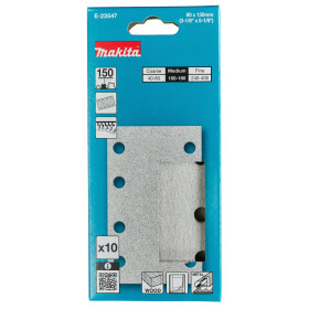 Makita Schleifpapier A150 80x130mm Klett 80x130 mm...