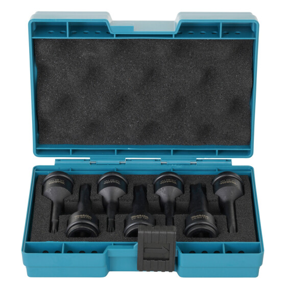 Makita T-Schlagnuss-Set 7-tlg. IMPACT BLACK 7-teilig 1/2" Vierkant Impact Black E-23628