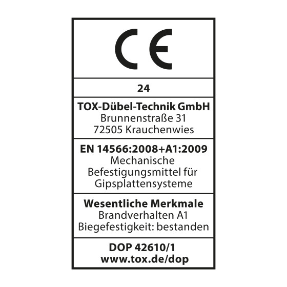 TOX Gipsfaserplattenschraube PH2 FIBR 3,9 x 30 GFP (1.000 Stk.)