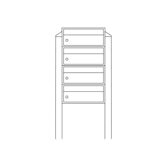 Burg-Wächter Briefkasten-Anlage 82122 ANT 82122