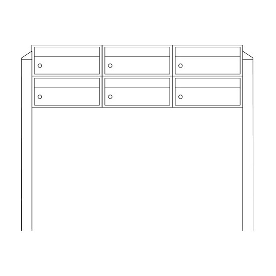 Burg-Wächter Briefkasten-Anlage 84103 Ni/ANT 84103