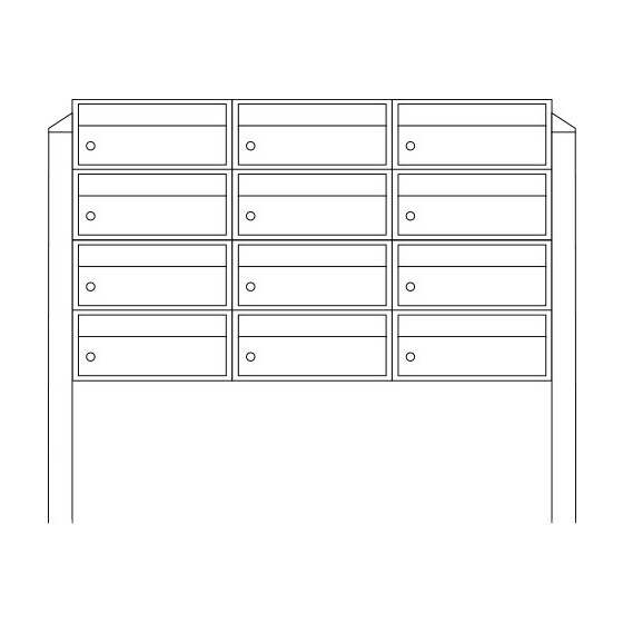 Burg-Wächter Briefkasten-Anlage 82126 ANT 82126