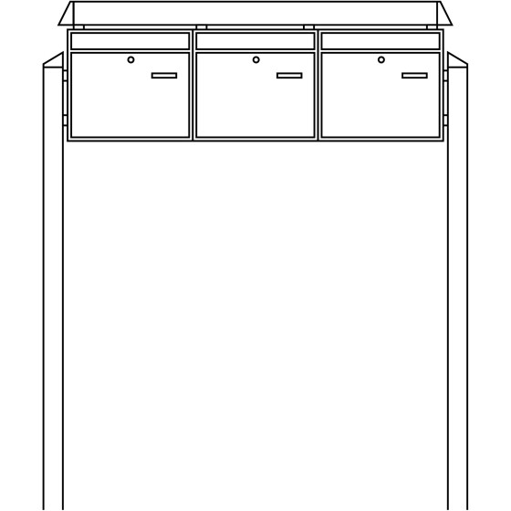 Burg-Wächter Briefkasten-Anlage 86420 W 86420