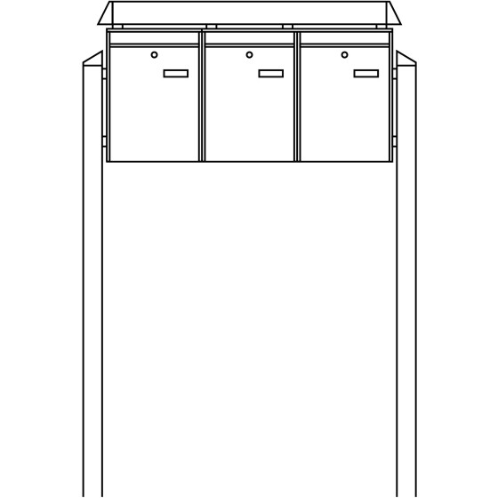 Burg-Wächter Briefkasten-Anlage 86470 W 86470